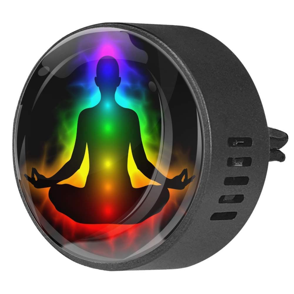 Seven Chakra Women 2 PCS Car Essential Oil Diffuser Vent Clip Car Aromatherapy Diffuser,