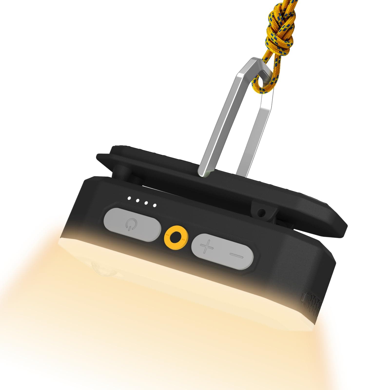 Camping Light Rechargeable, 3200mAh Bivvy Light, Portable Motion Sensor Light, Camping Lamp for Tent, IP65 Waterproof for Outdoor, Power Outages, Fishing, Hiking(Black)