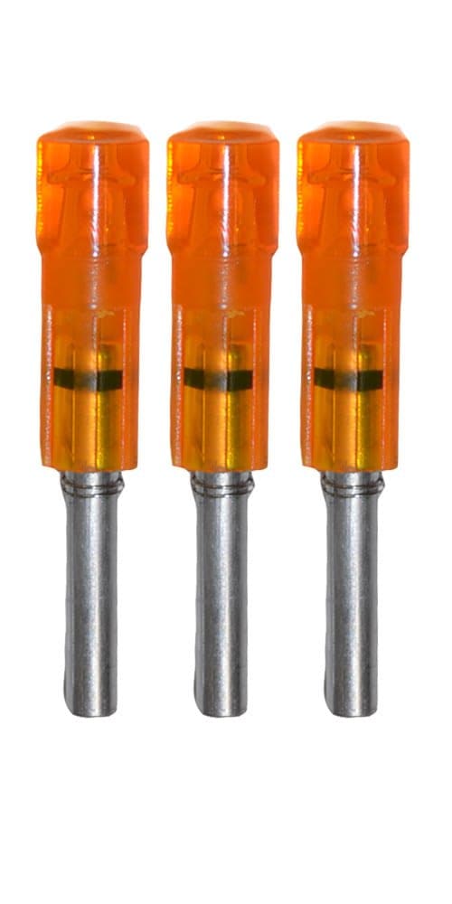 Lumenok 2216 Flat Bolt End (3-Pack), Red