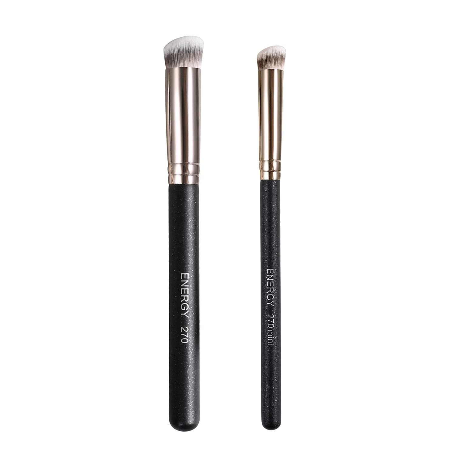 Foundation Brushes Set Professional Under Eye Concealer Brushes Perfect For Blending Liquid Cream or Flawless Powder Cosmetics Buffing Stippling Concealer Premium Synthetic Bristles