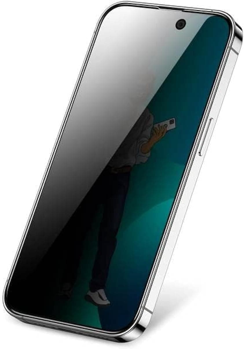 Green Lion 9H Steve Privacy Screen Protector for iPhone 13/13 PRO/14 (6.1"), Anti Scratch, Anti Fingerprint, Highly Responsive - Black