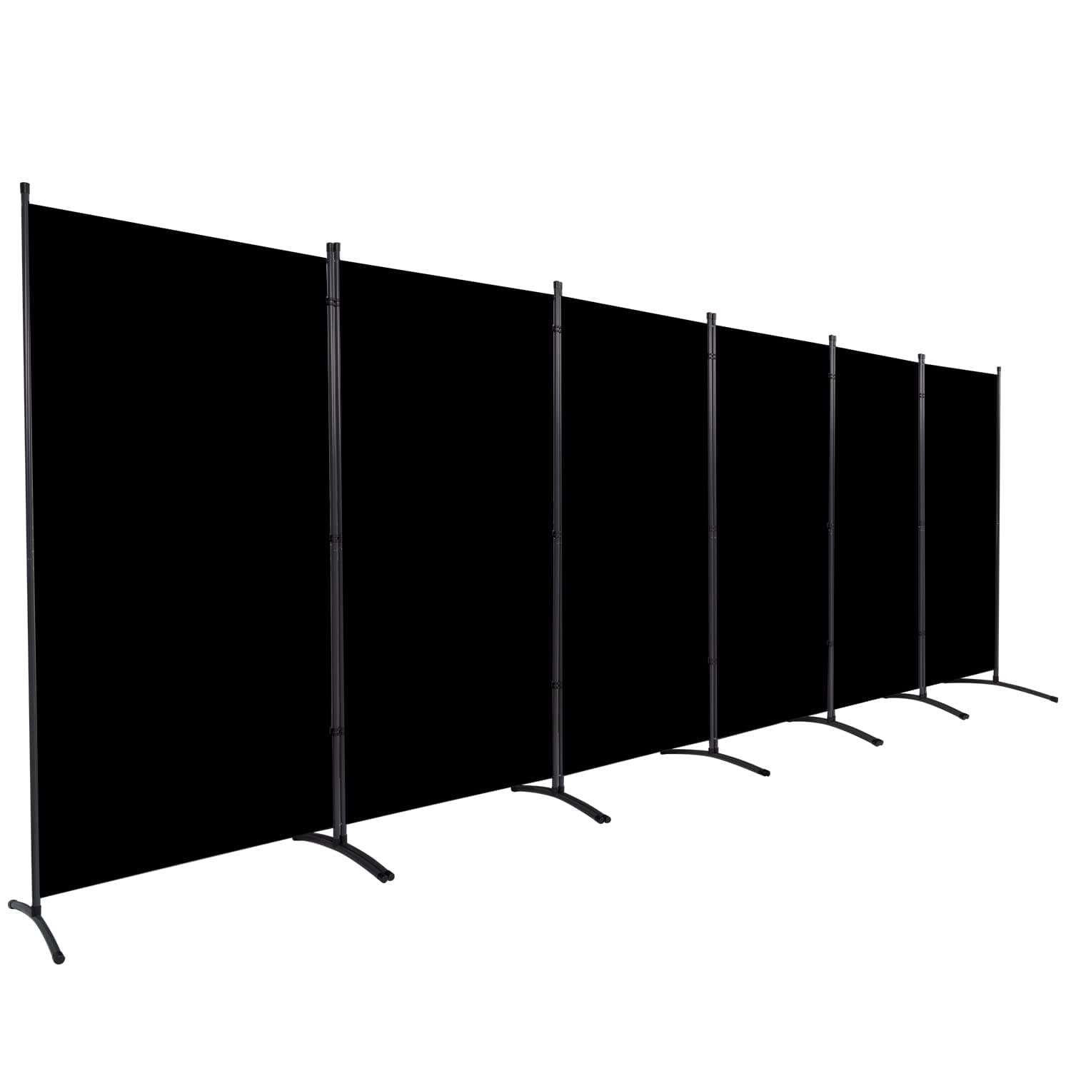 Room Divider 6FT Folding Privacy Screens, 6 Panel Partition Room Dividers w/Freestanding Design, Portable Wall Divider for Room Separtation, Fabric Screen Panel for Home Office Bedroom Dorm