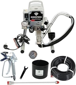 Rongpeng Airless Corded Electric Paint Sprayer for Commercial Use R-450, White