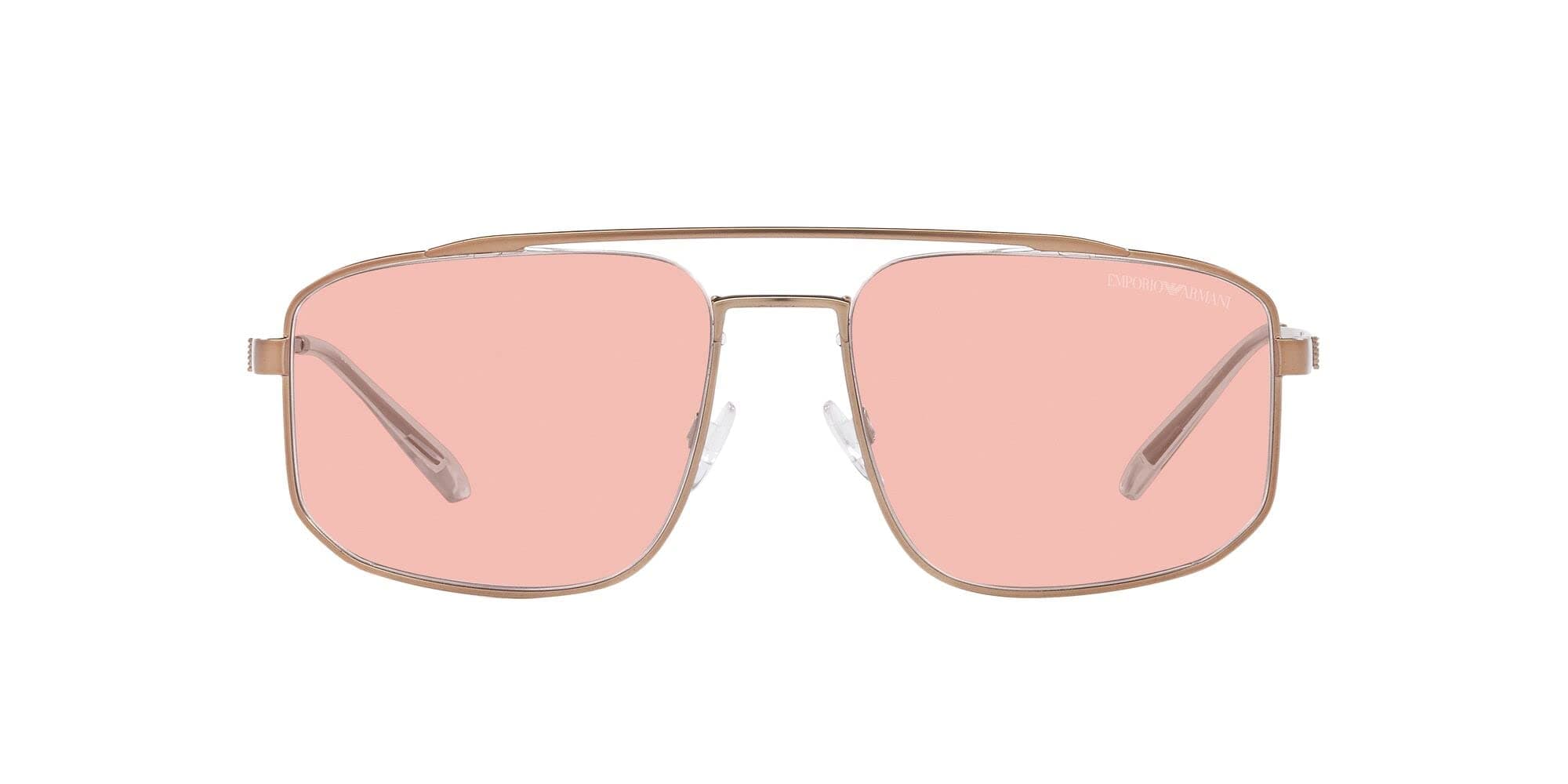 mens Ea2139 Rectangular Sunglasses