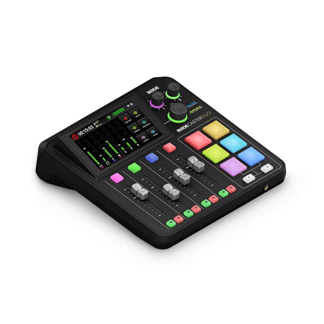 RØDECaster Duo All-in-One Production Solution for Podcasting, Streaming, Music Production and Content Creation