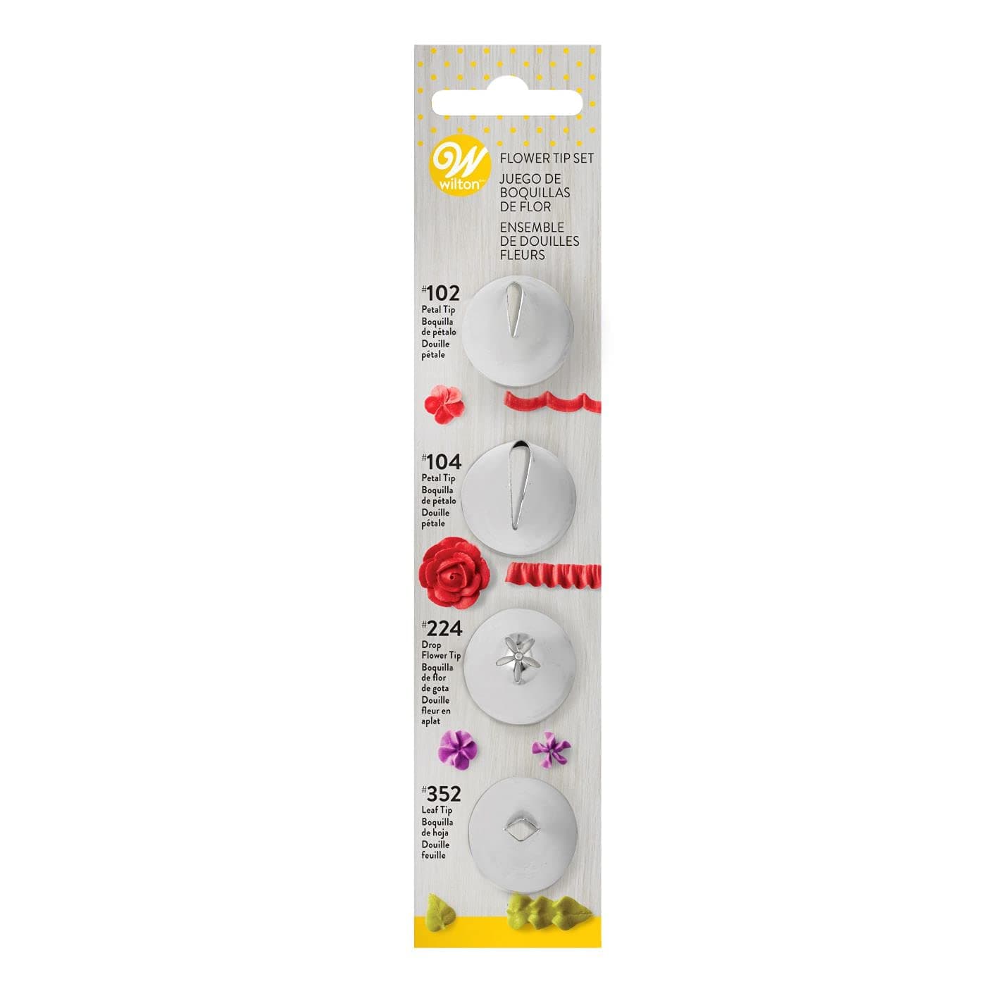 Wilton Flower and Leaf Icing Tip Set