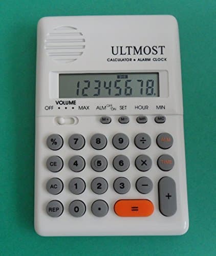 Ultmost Handheld, Pocket Talking Calculator with Alarm - Spanish Language