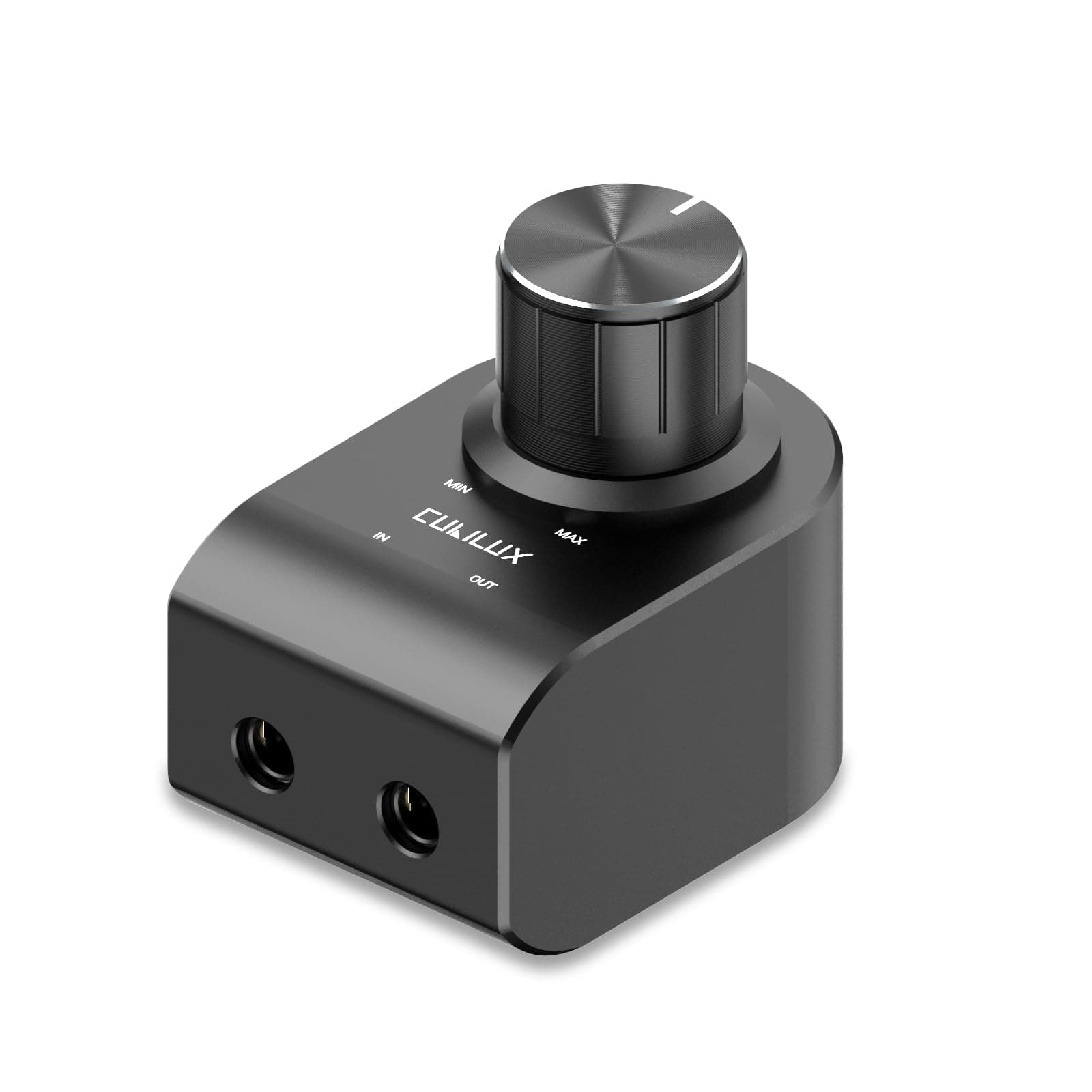 Cubilux 3.5mm Stereo Volume Controller, Headphones Volume Attenuator with Full Aluminum Alloy Case for Interference Isolation, 1/8-Inch Volume Inline Volume Control