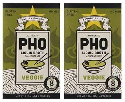 Savory Choice Pho Liquid Broth Concentrate, Vegetable, 2.2 Ounce (Pack of 2)