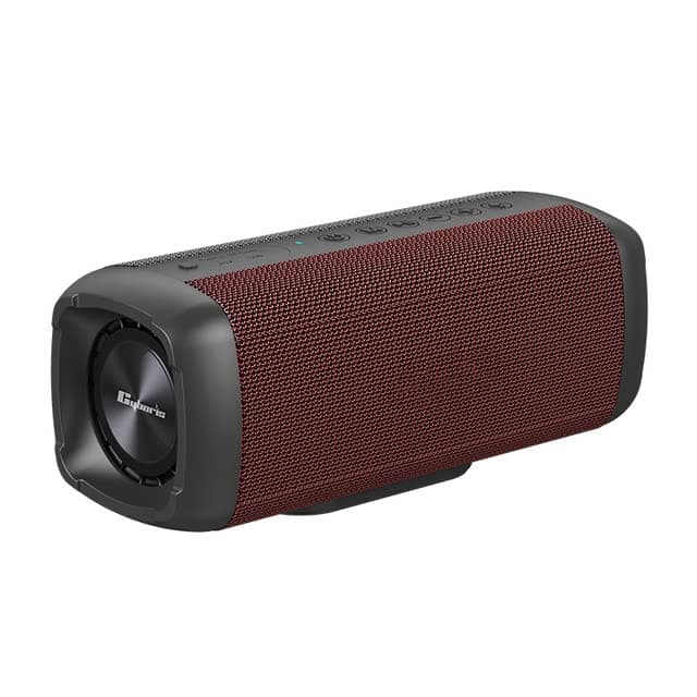 Electronics - Cyboris IPX7 Waterproof Wireless Speaker Play Time 12 Hours Spikar Subwoofers High Level Power Horn 60W Sound Equipment (CYB-S6-Red)