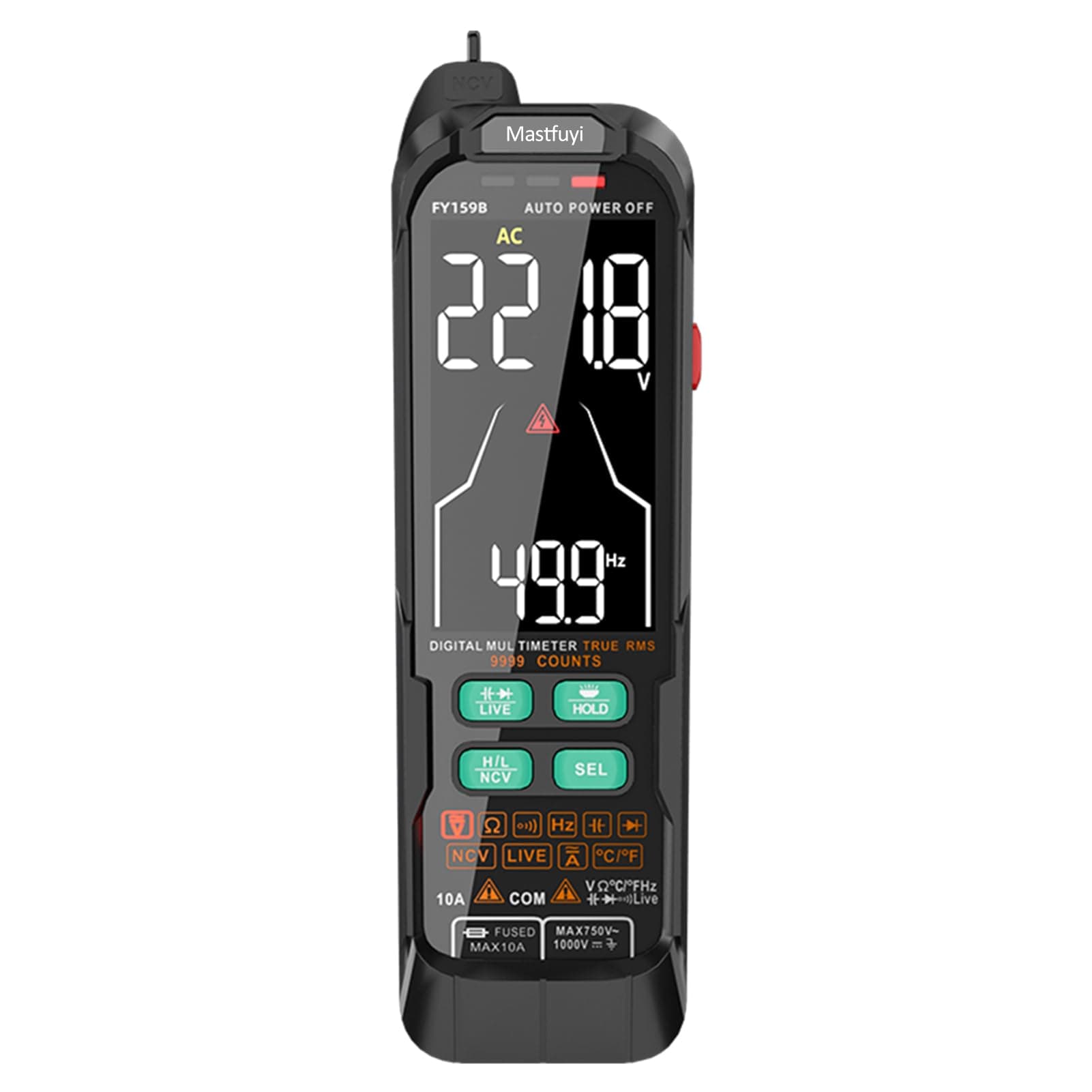 Digital Intelligent Multimeter Fully Automatic Multimeter Portable Multimeter Intelligent Multimeter Mastfuyi FY159B Digital Intelligent Multimeter, Fully Automatic Portable Multimeter,