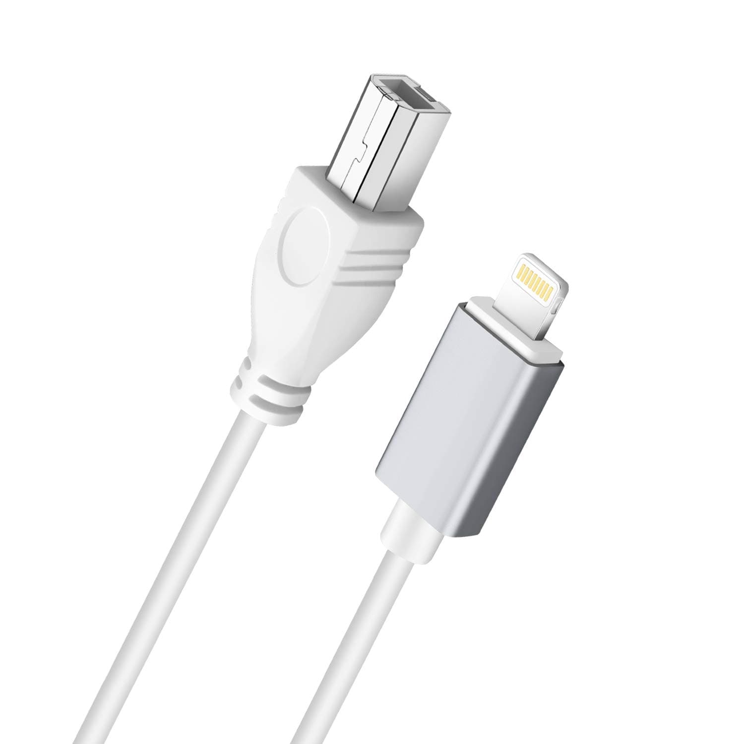 MeloAudio MIDI Cable Adapter, USB 2.0 Interconnections Converter Midi Keyboard, Electronic Instruments, USB Microphone for iOS Devices