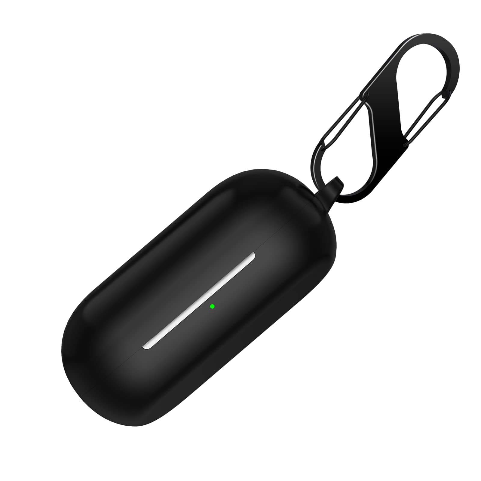 Compatible with Sony WF-C700N Case Cover, Soft Silicone Shockproof Protective Skin Case for Sony WF-C700N Truely Wireless Earbud Headphones, Protective Cover with Carabiner (Black)