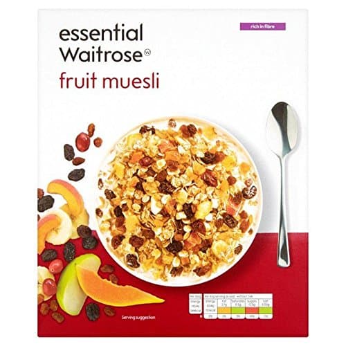 Essential Waitrose Fruit Muesli - 500g (1.1 lbs)