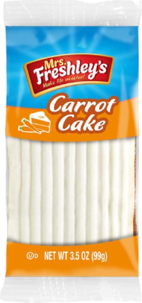 Iced Carrot Cake, Indivually Packaged, 3.5 oz | Pack of 8