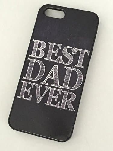 BLACK Phone Case for iPhone 5 5S BEST DAD EVER