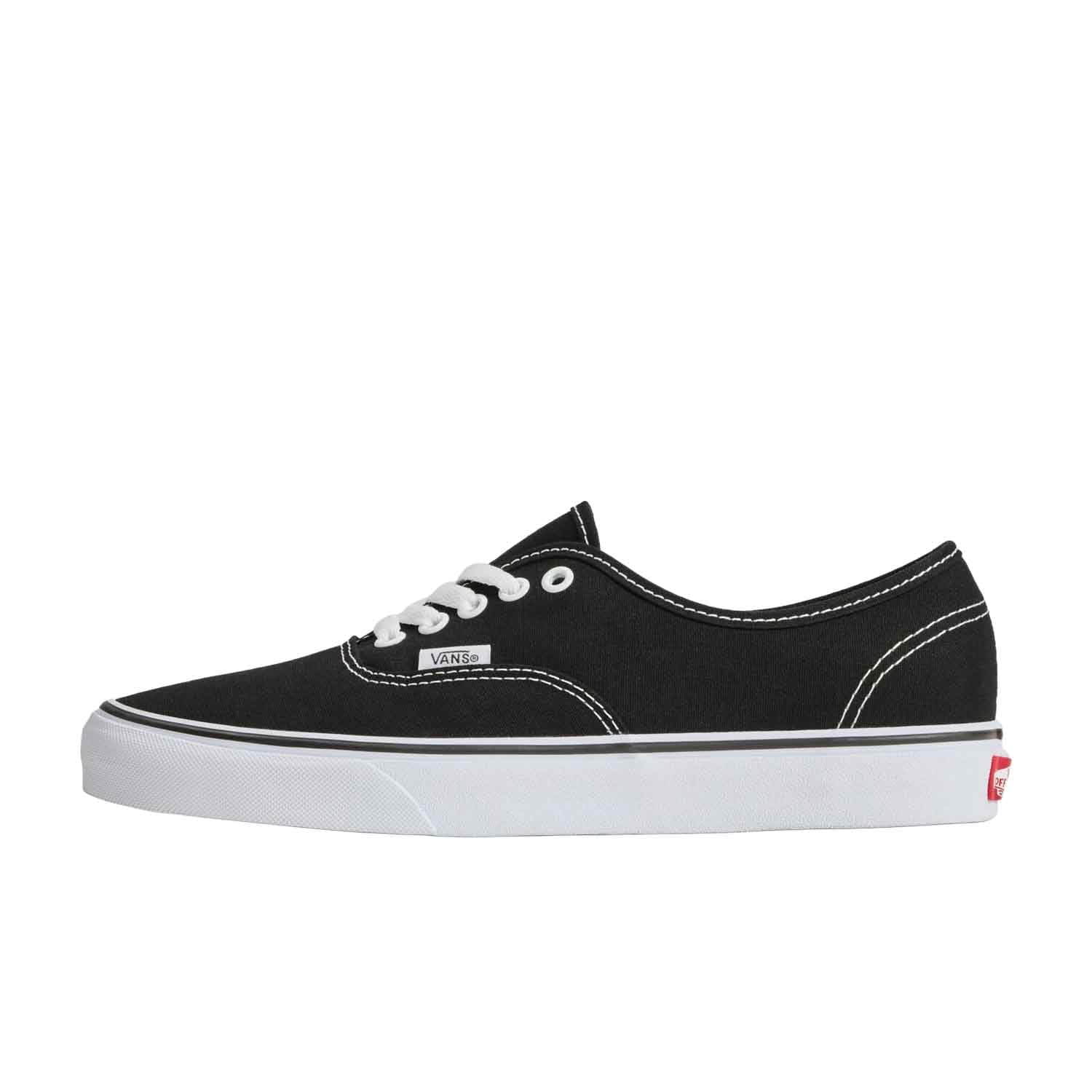 Vans Authentic, Unisex-Adults' Low-Top Trainers, Black/White, 4.5 UK