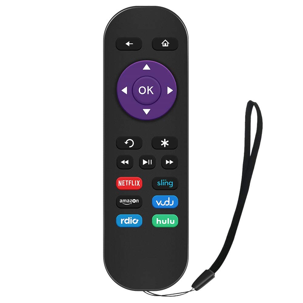 GvirtueRemote Control Replacement for Roku Express, for Roku Express+, for Roku Box Model: for Roku 1, for Roku 2(HD, XD, XS),for Roku 3, for Roku LT, HD, XD, XDS, for Roku N1