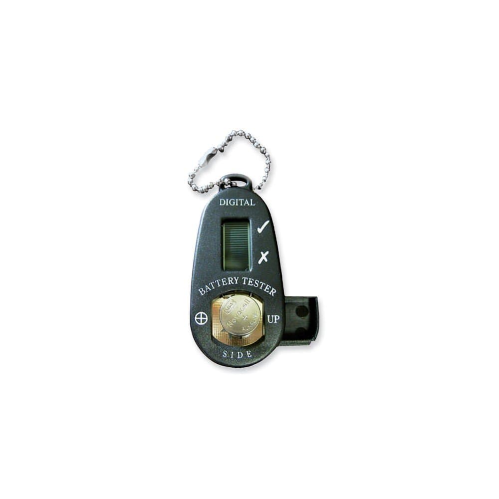 Renata LCD Digital Hearing Aid Battery Tester Key Ring