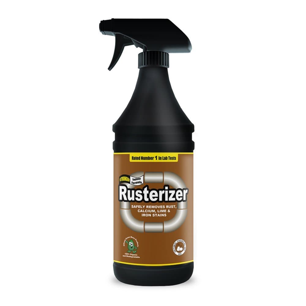 Rusterizer Rust Remover, 32oz - Remove Rust, Calcium, & Lime With No Scrubbing Or Wiping.