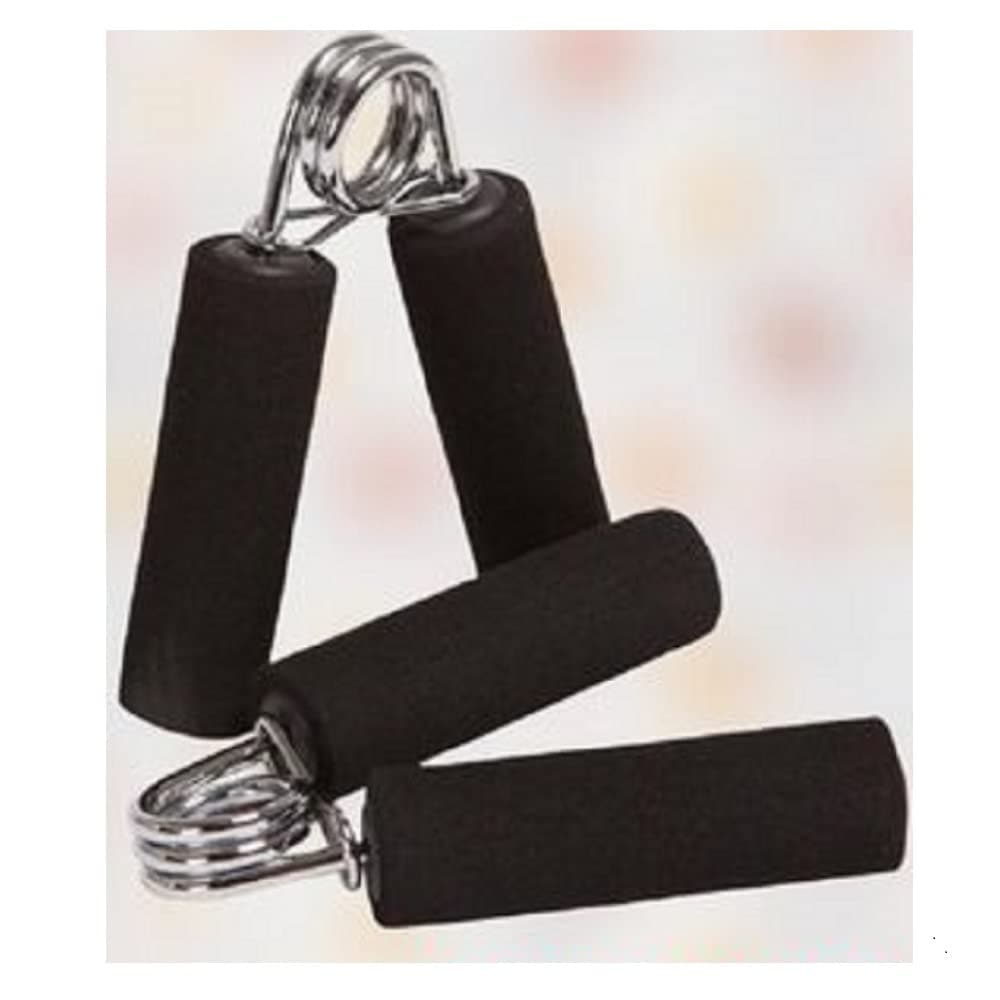 SPANCO (Model : Training) Pack of 2 (One Pair) Hand Gripper Wrist Exerciser Fitness Foam Hand Grip for Gym Stretching Hand strengtheners for Men Women (Black)