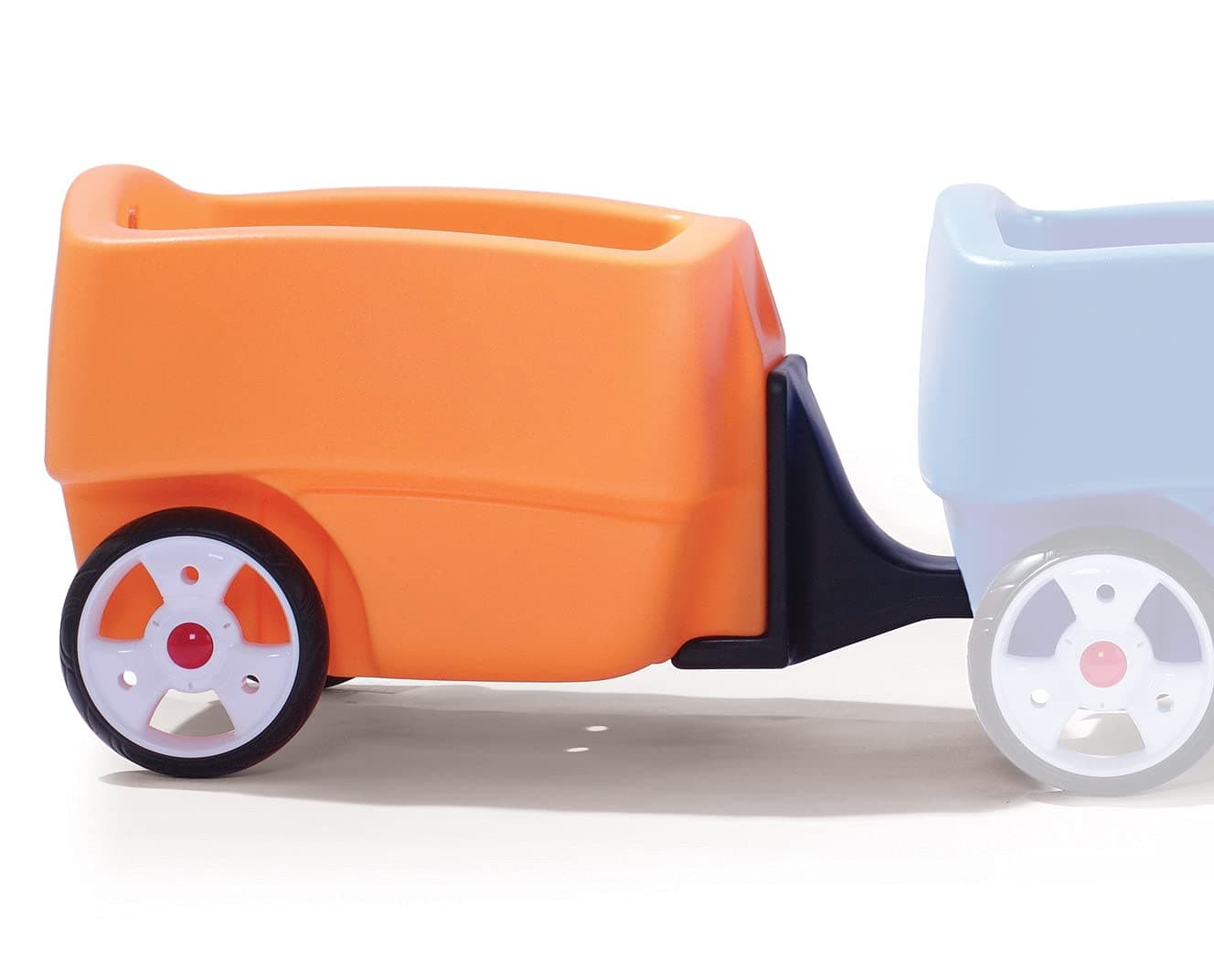 Step2 Choo Choo Trailer | Add on seat for Choo Choo Wagon, Orange, 18 Months - 5 Years