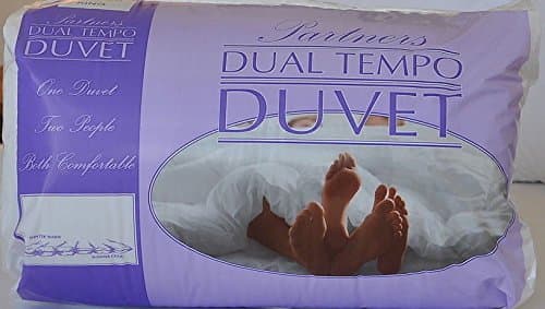 Slight Second His & Hers Partners Duvet 7 Tog & 14 Tog Dual Tempo Split Quilt - UK Made - King Size