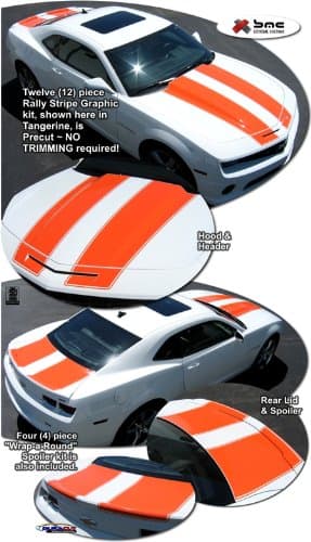 Clone Bumble Bee Graphics Kit for 2009-2012 Camaro's & SS