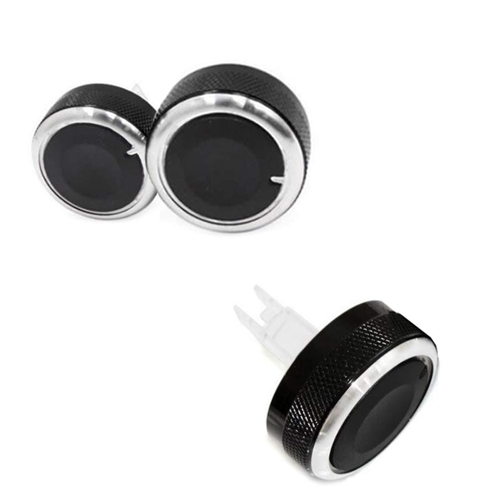 3pcs/Set Car Styling Air Conditioning Heat Control Switch Knob AC Knob Car Accessories for Nissan Tiida NV200 Livina Geniss