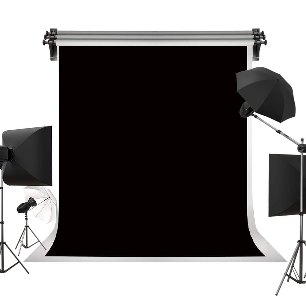 Kate 5ftÃƒâ€”7ft Solid Black Backdrop Portrait Background for Photography Studio