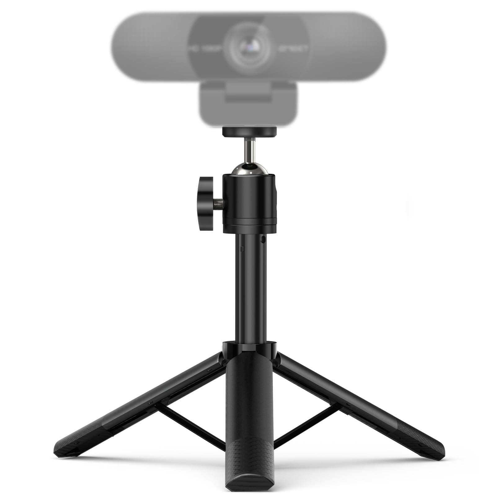 Webcam Tripod, EMEET Professional Webcam Mini Tripod, Adjustable Heights with 360° Swivel Head, Portable&Lightweight, Stable Use, Universal Compatible for Most Webcams/Phones/GoPros/Mirrorless Cameras