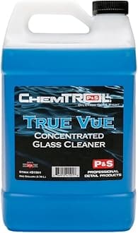 P & S Professional Detail Products True Vue RTU Glass Cleaner, Professional Grade Formula for Sparkling Clean Automotive Glass Surfaces - 1 Gallon