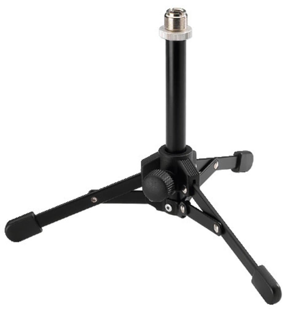 Monacor23.3860 170mm MS-12 Desktop Microphone Stand - Black