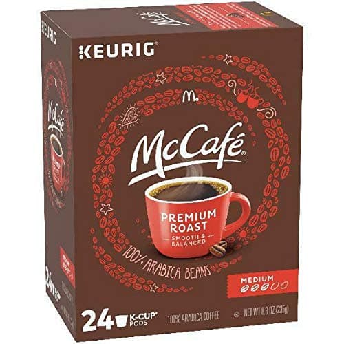 McCafe Premium Roast Medium Coffee K-Cup Pods, Caffeinated, 24 ct - 8.3 oz Box