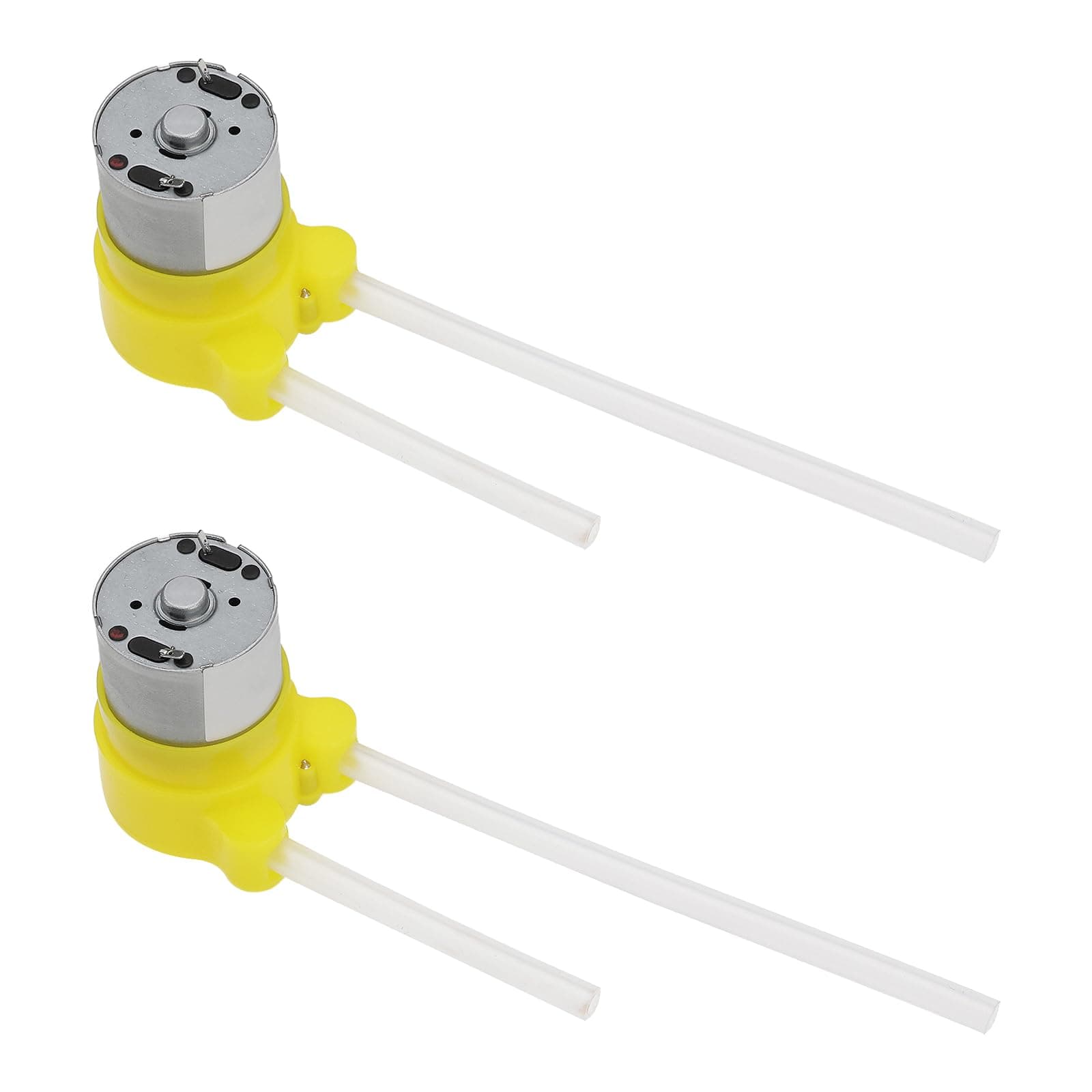 ECSiNG 2pcs 60ml/min 12V Peristaltic Pump DIY Small Liquid Dosing Pump Suitable for Aquarium Soap Dispenser Hand Sanitizer Lab Analysis Experiments