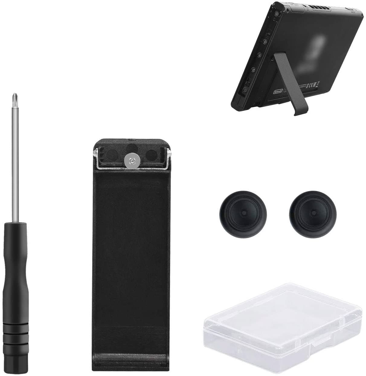 Kickstand Stand Replacement Back Shell Holder Back Bracket Case Sand Holder for Nintendo Switch Console