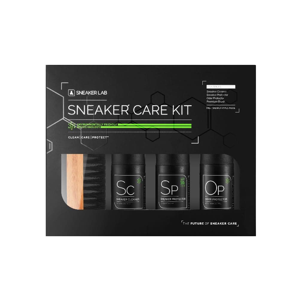 SNEAKER LAB Sneaker Care Kit - Essential Cleaning Kit - Cleaner + Protector + Deodorizer - 1.7 Oz. Bottles