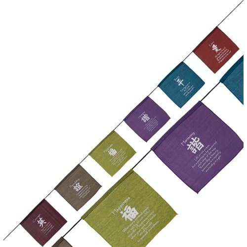 The New Age Source Cotton Flag On String Six Wishes Each
