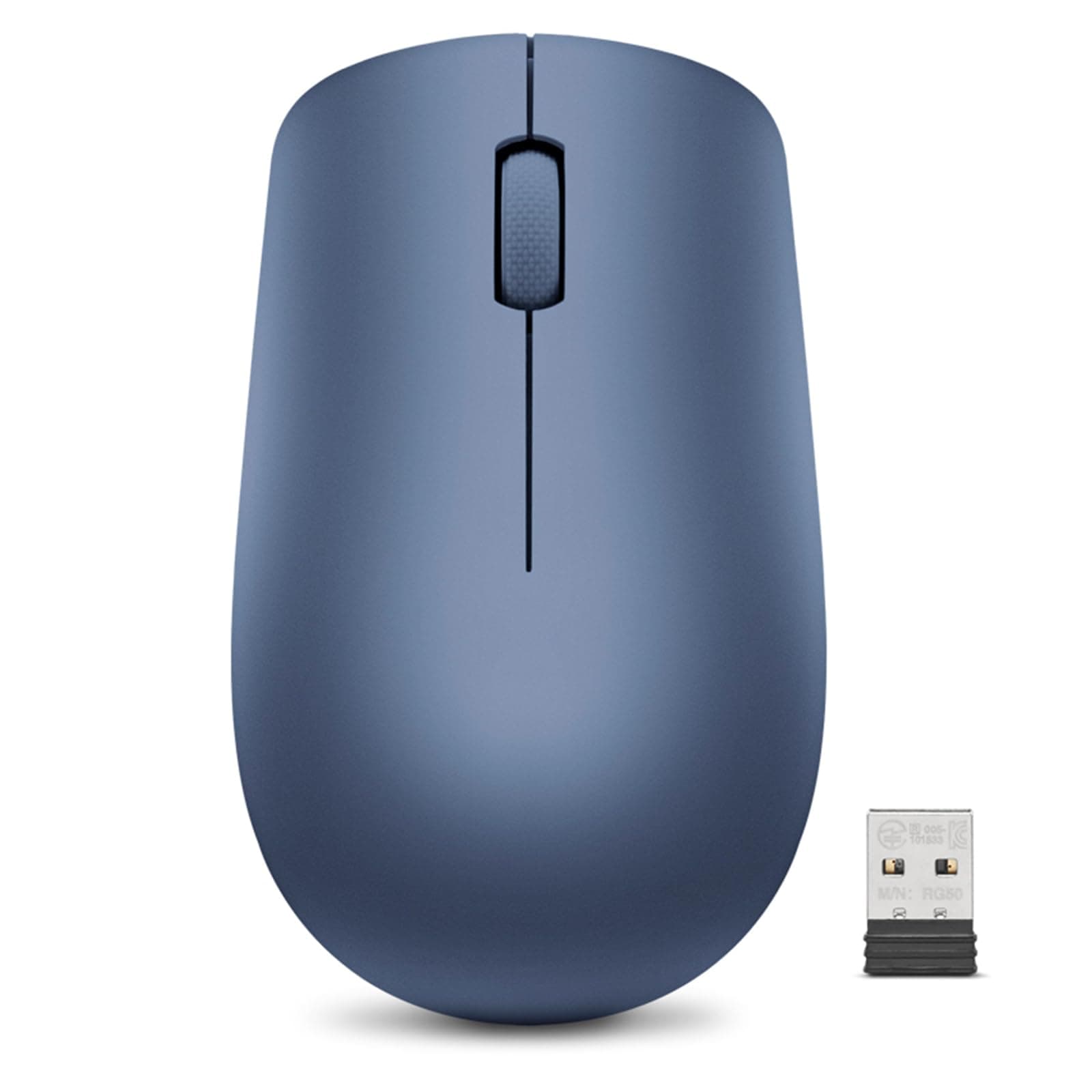 530 Wireless Mouse, Ambidextrous Design, Nano USB Connection, Compatible with Windows Laptops and PCs – Abyss Blue