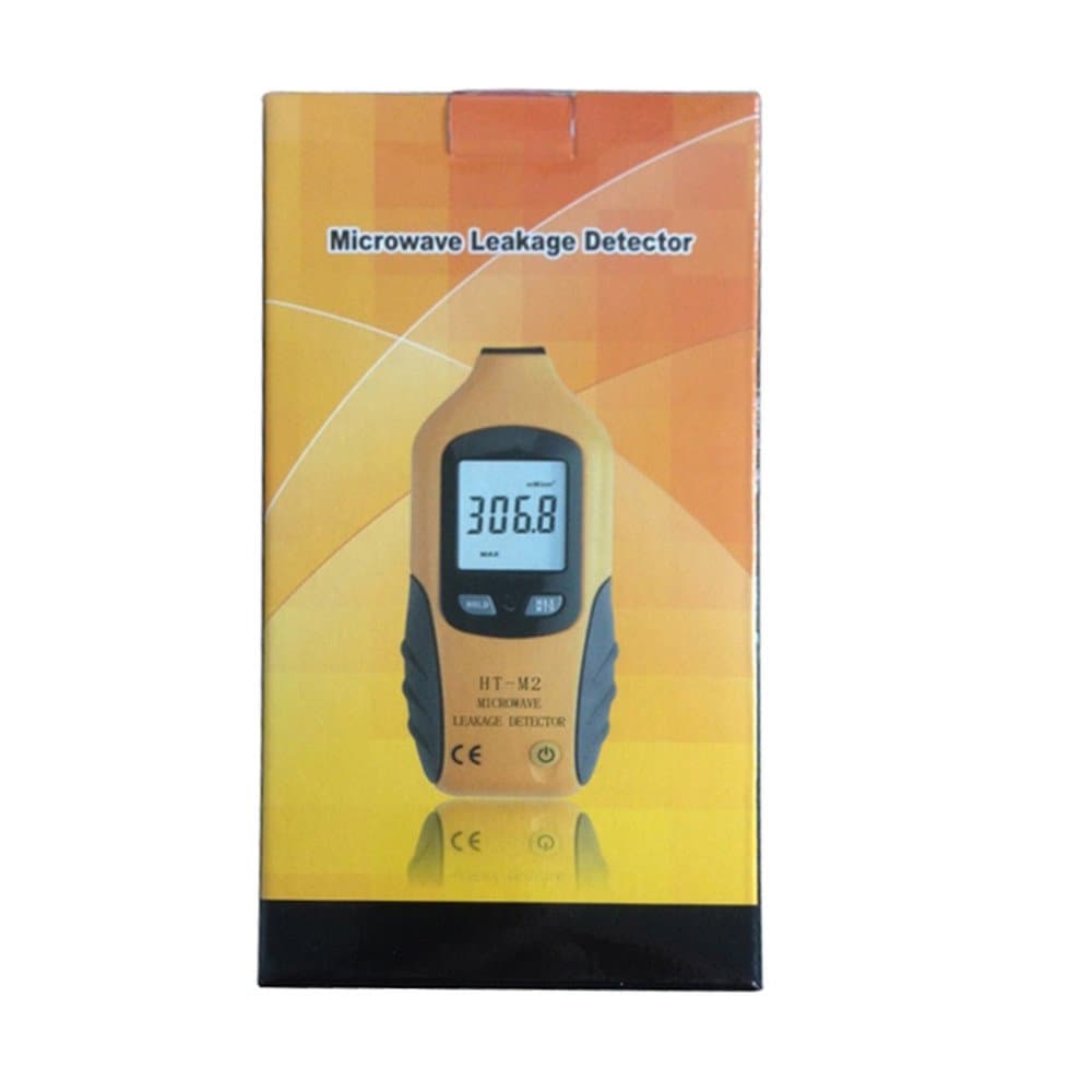 HT-M2 LCD Display Microwave Leakage Detector High Precision Radiation Meter Tester 0-9.99mW/cm2