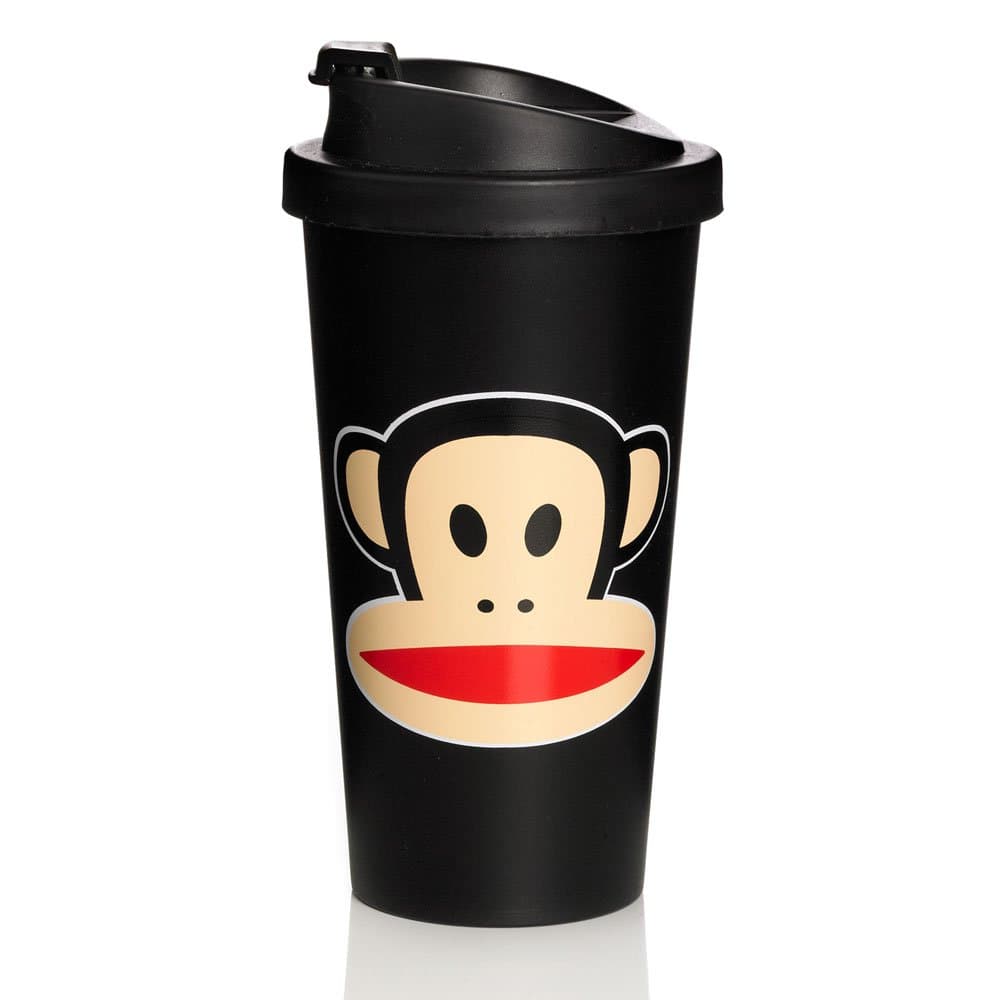 Paul Frank"To Go" Mug, Black