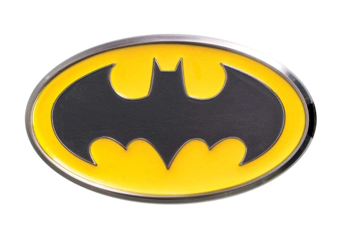 Batman Logo Colored Pewter Lapel Pin,Silver,1"