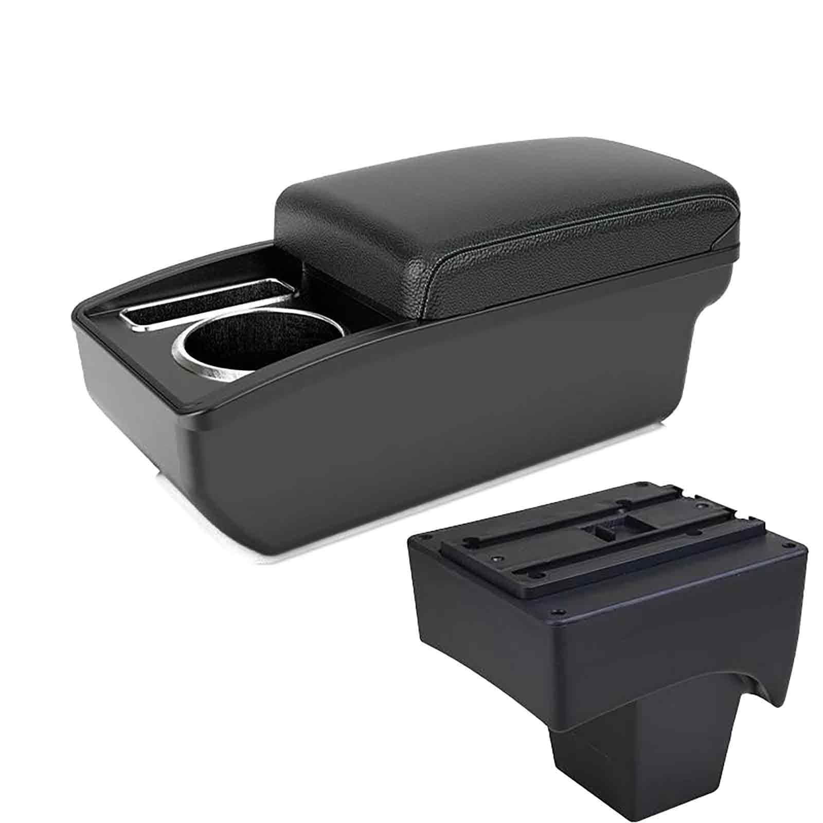 Consoles Armrest for Suzuki Brezza Armrest Box for Suzuki Brezza Car Armrest Car Accessories Interior Details Storage Box Retrofit Parts with U.S.B(A3 White LINE NO USB)