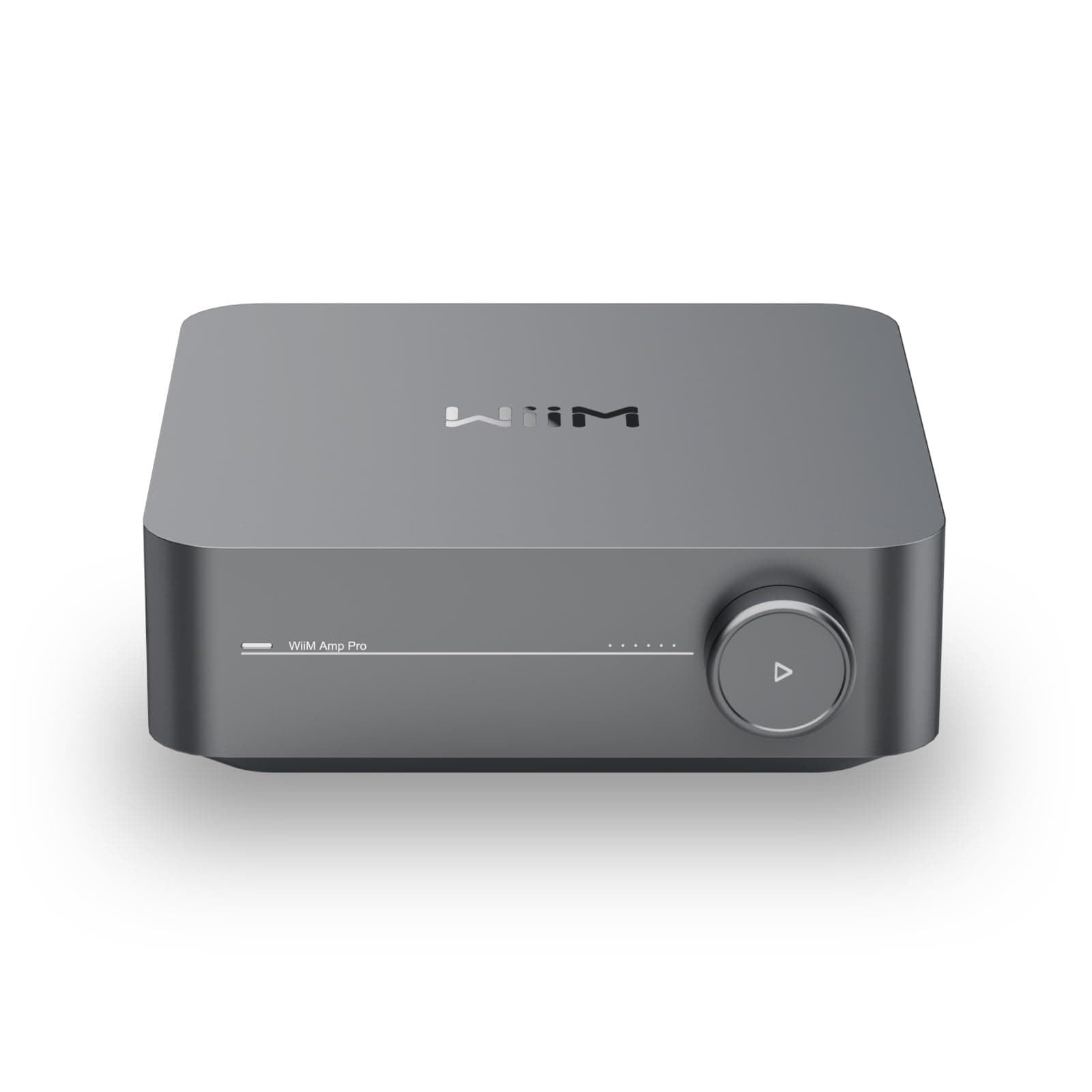 WiiM Amp Pro: Multi-Room Streaming Amplifier | Chromecast, Alexa Support | HDMI, Voice Control | Stream From Spotify, Amazon Music, Tidal & More - Dark Gray