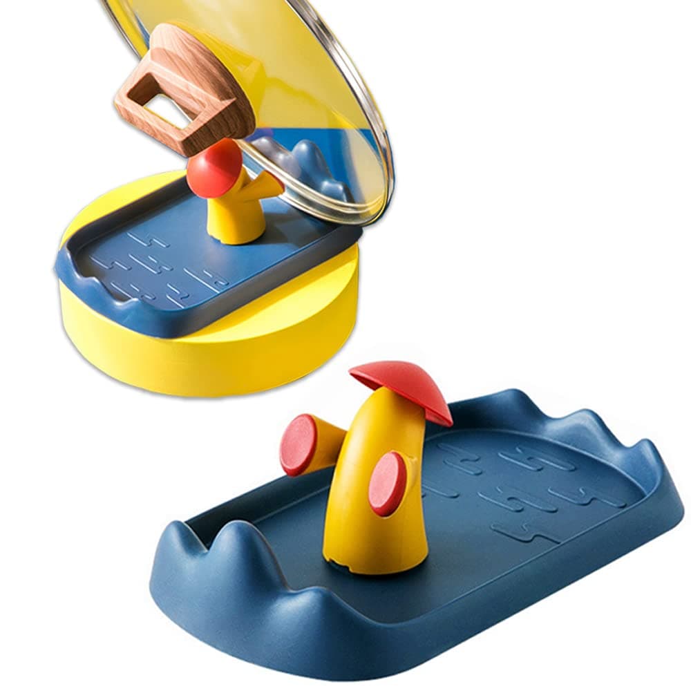 – Kitchen Utensils Rest with Drip Pan, Pot Lid Holder Stand, Cooking Spoon Rest with Lid Holder, Countertop Organiser Rack for Ladles, Tongs, Spatula, Palace Bodyguard Design Flatware Shelf - B