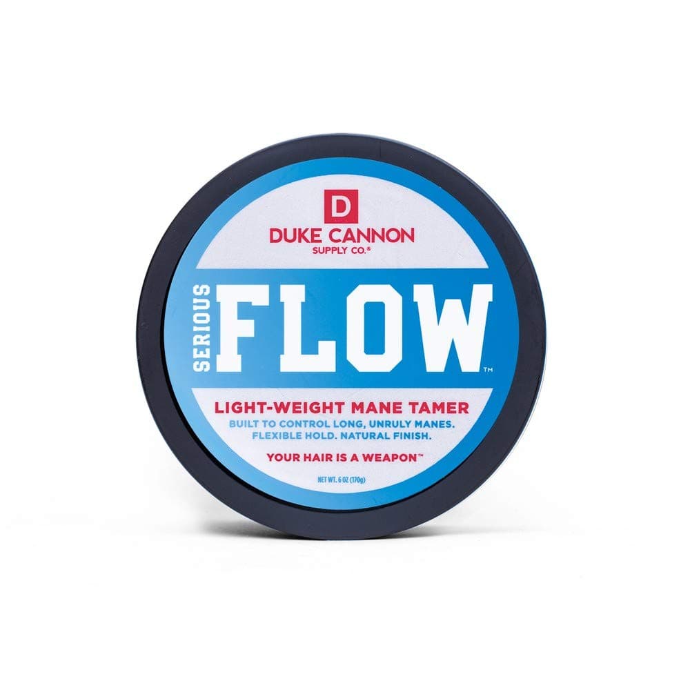 Duke Cannon Supply Co. Serious Flow Styling Putty, Net Wt. 6oz - The Light-Weight Mane Tamer for Control, Flexible Hold and Natural Finish (Pack of 1)