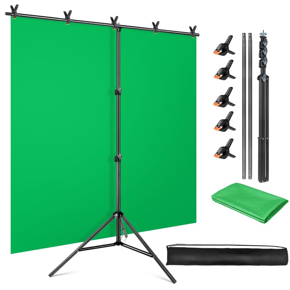 Green Screen Backdrop with Stand
