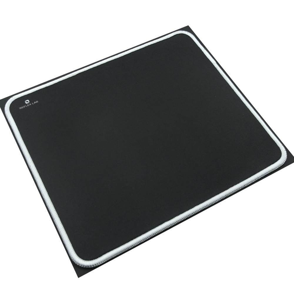 Mouse Pad/Mat, (White) Stitched Edges, Waterproof, Ultra Thick 3mm, Silky Smooth - 9"x8" Mousepad