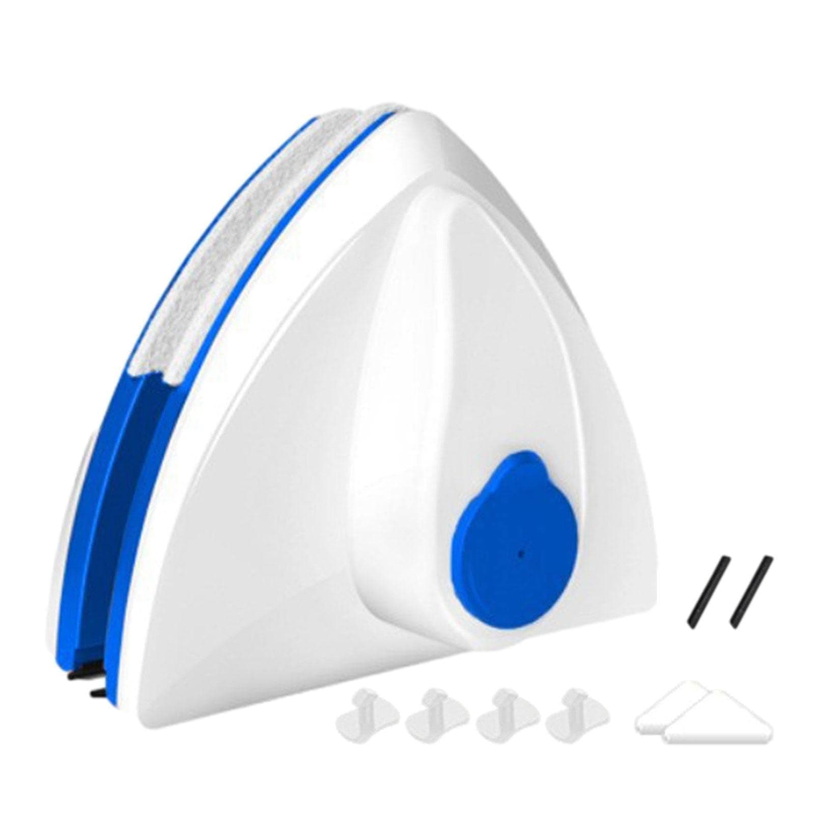 Magnetic Window Cleaner, Double Sided Magnet Window Cleaner Tool, Water-filled Magnetic Window Brush, Magnetic Window Cleaner Double Sided Glass Wiper, for Single Layer Glass Thickness 3-8mm