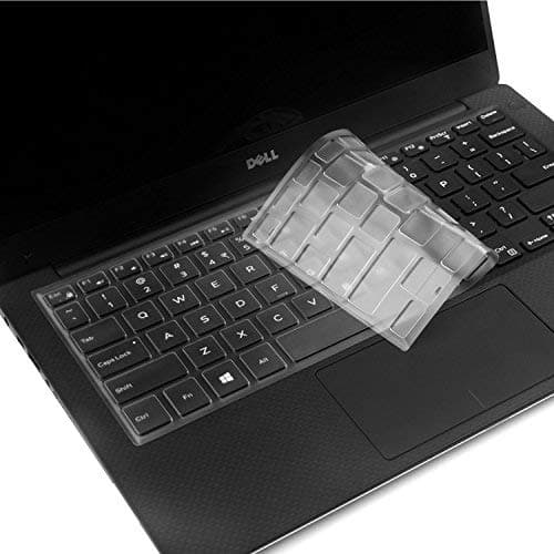 VFENG Keyboard Skins,Ultra Thin Soft Clear Keyboard Protector Cover for Dell XPS 13-9343 13-9350 13-9360 13.3-Inch Ultrabook Computer,US Layout